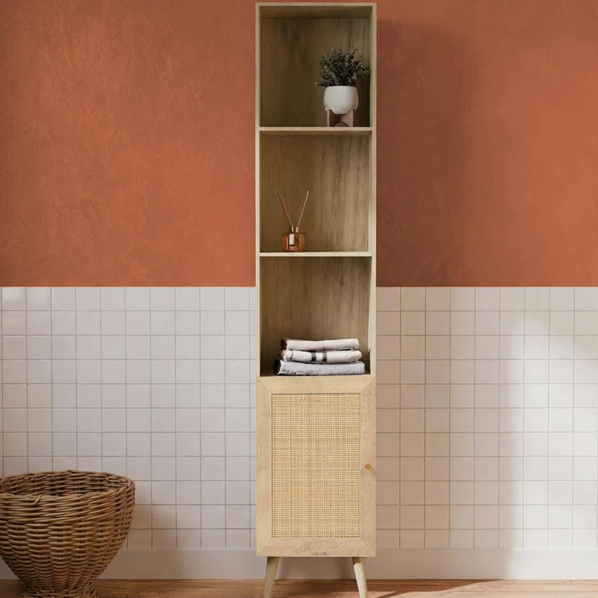 Armadio portaoggetti per il bagno