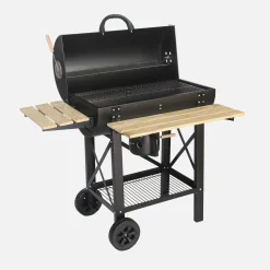 Barbecue a carbonella con affumicatore