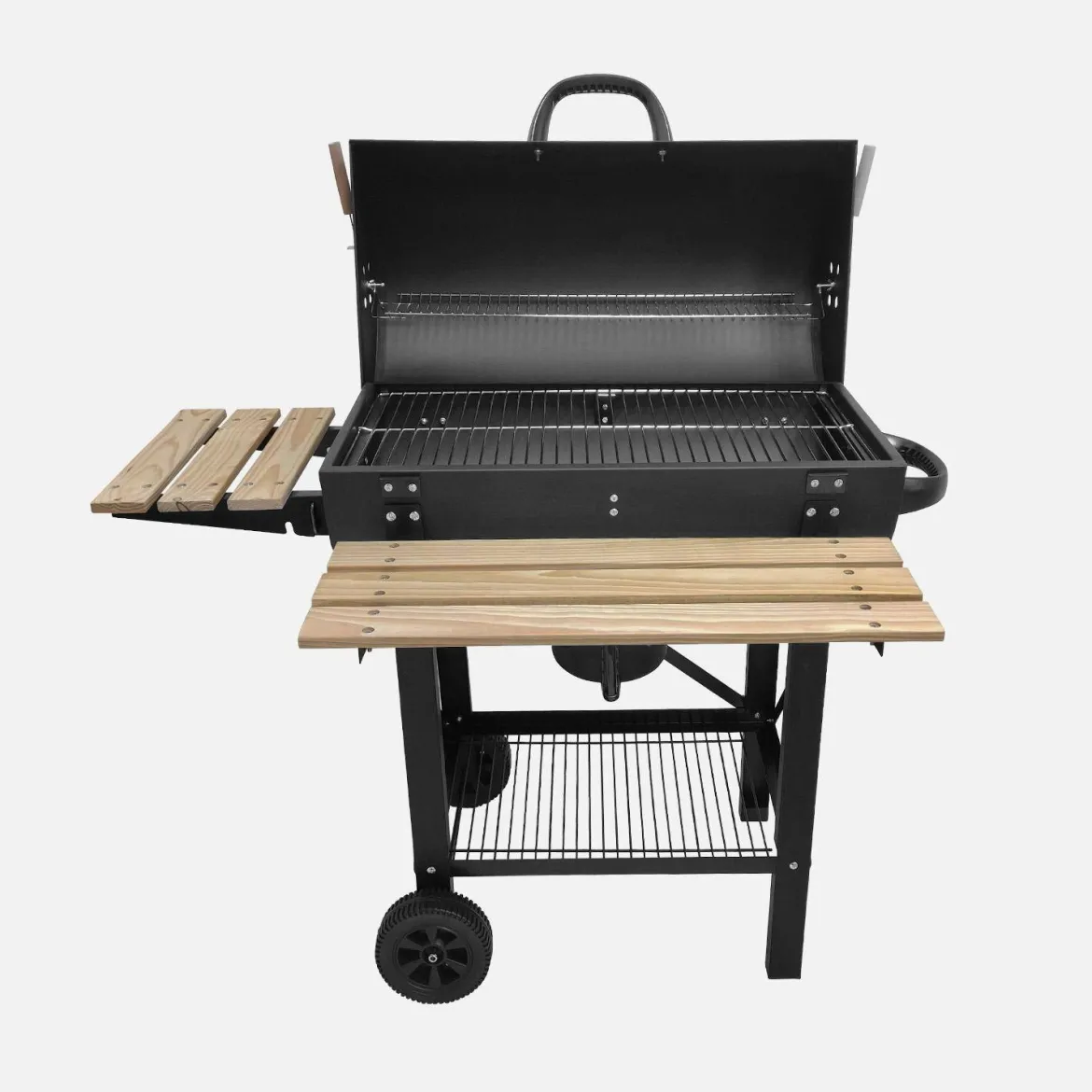 Barbecue a carbonella con affumicatore