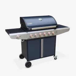Barbecue a gas con 6 bruciatori + 1 laterale