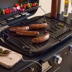 Barbecue elettrico 2 bruciatori, acciaio smaltato 2300W