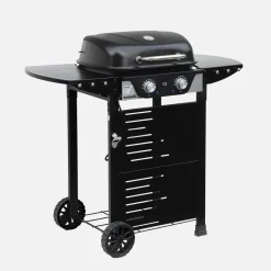 Barbecue elettrico 2 bruciatori, acciaio smaltato 2300W