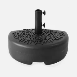 Base per ombrellone mezzaluna in plastica