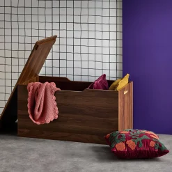 Baule, effetto legno tinto noce