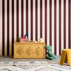 Baule giocattoli per bambini bohémien in rattan