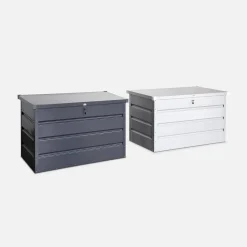 Baule da giardino in metallo, 285L