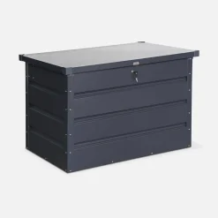 Baule da giardino in metallo, 285L