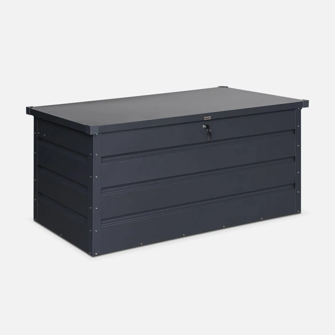 Baule da giardino in metallo, 385L