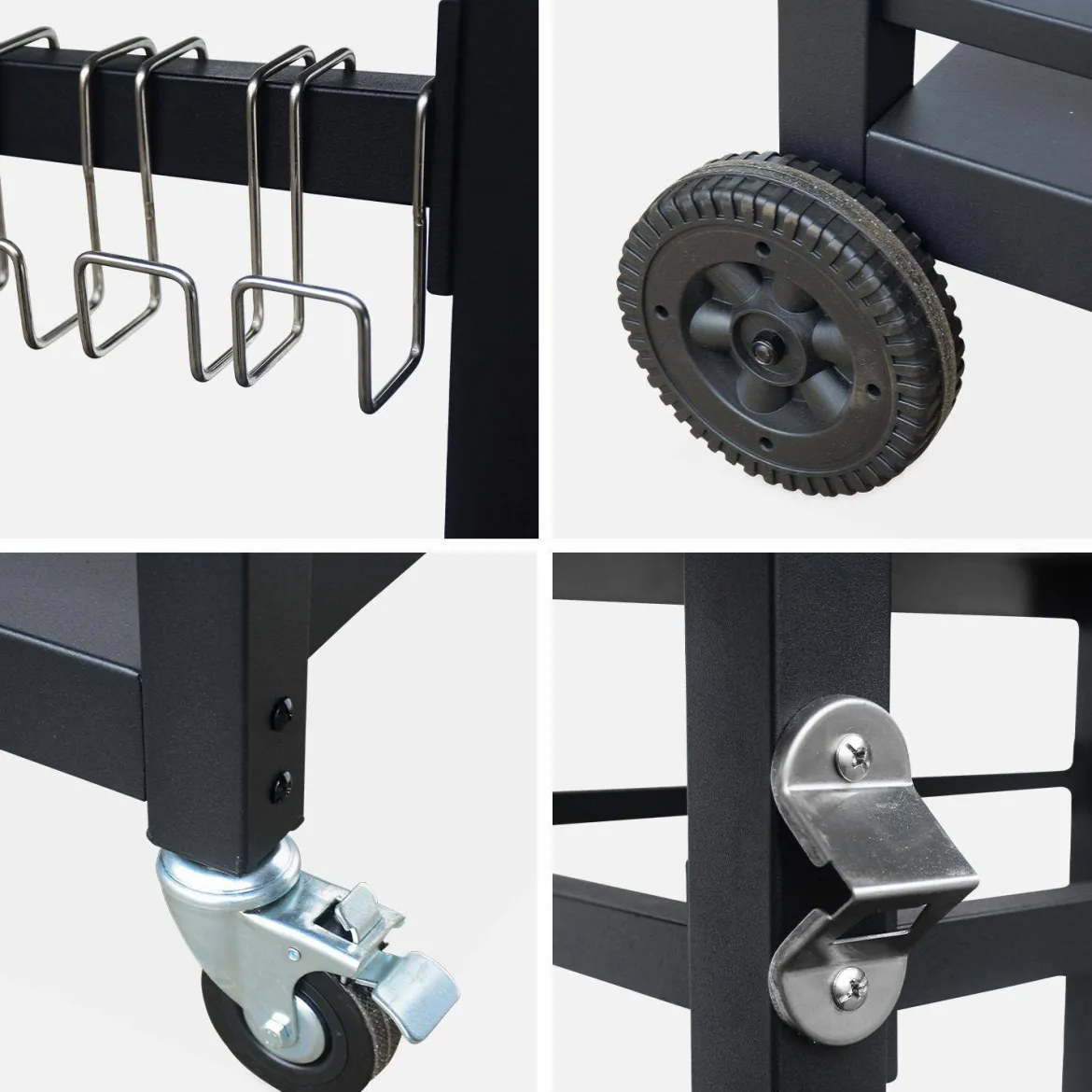 Carrello da cucina da esterno per barbecue