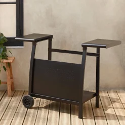 Carrello per piastra plancha Porthos a 3 bruciatori