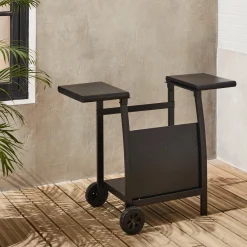 Carrello per piastra plancha Porthos a 2 bruciatori