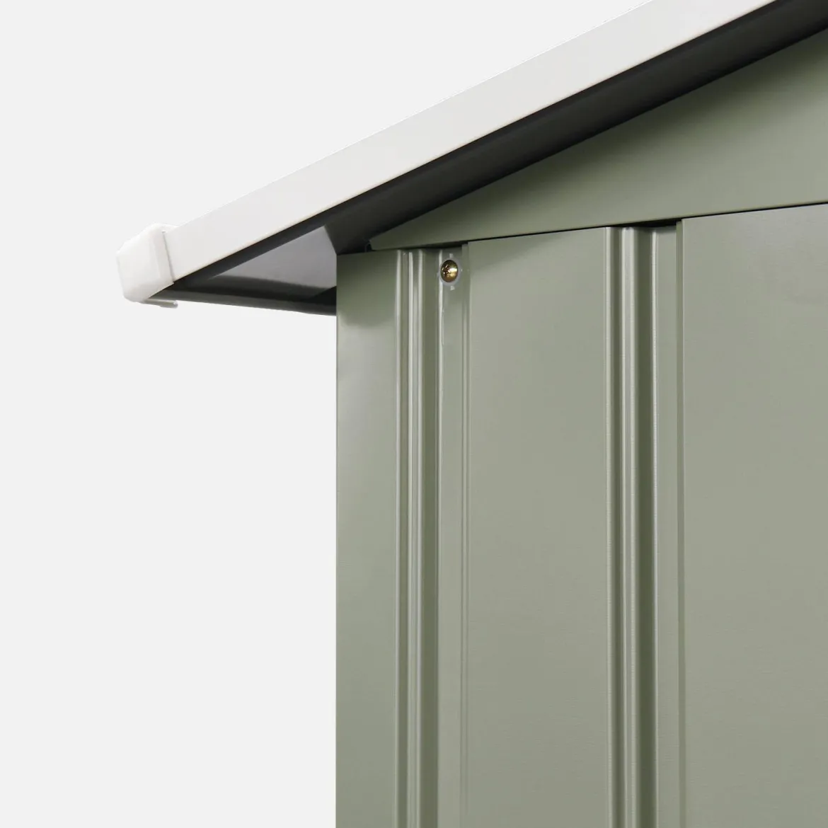 Casetta da giardino in metallo con kit di ancoraggio, 5.9m²
