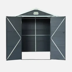 Casetta da giardino in plastica, struttura in alluminio, 3.65m²