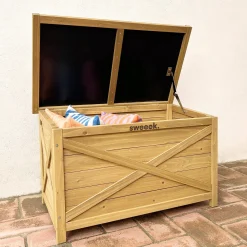 Cassapanca in legno di abete 80cm