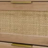 Cassettiera decorata legno con 4 cassetti
