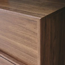 Cassettiera effetto legno 4 cassetti