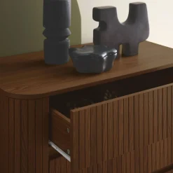 Cassettiera decorata con righe 3 cassetti