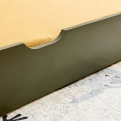Cassetto letto per bambini Roya in legno di pino naturale