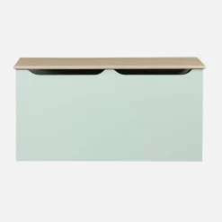 Cassettone per giochi effetto legno bianco