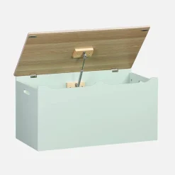 Cassettone per giochi effetto legno bianco