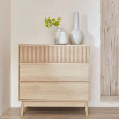 Cassettone effetto legno, 3 cassetti