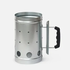 Ciminiera di accensione per barbecue a carbonella in acciaio galvanizzato