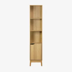 Colonna di stoccaggio per bagno vintage, 3 ripiani