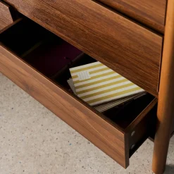 Comò decorazione legno 6 cassetti