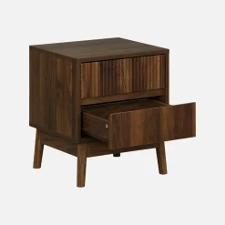 Comodino con 2 cassetti