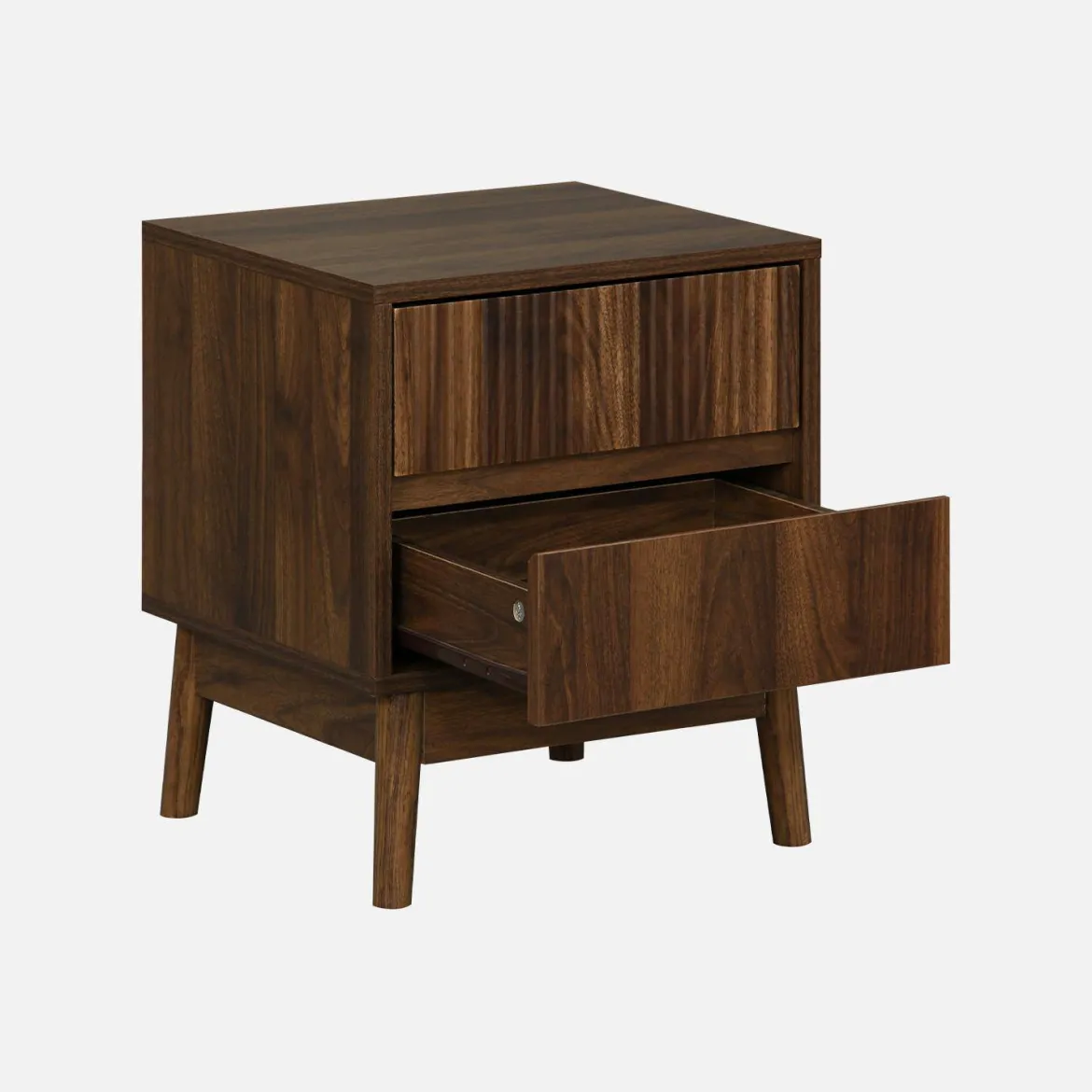 Comodino con 2 cassetti