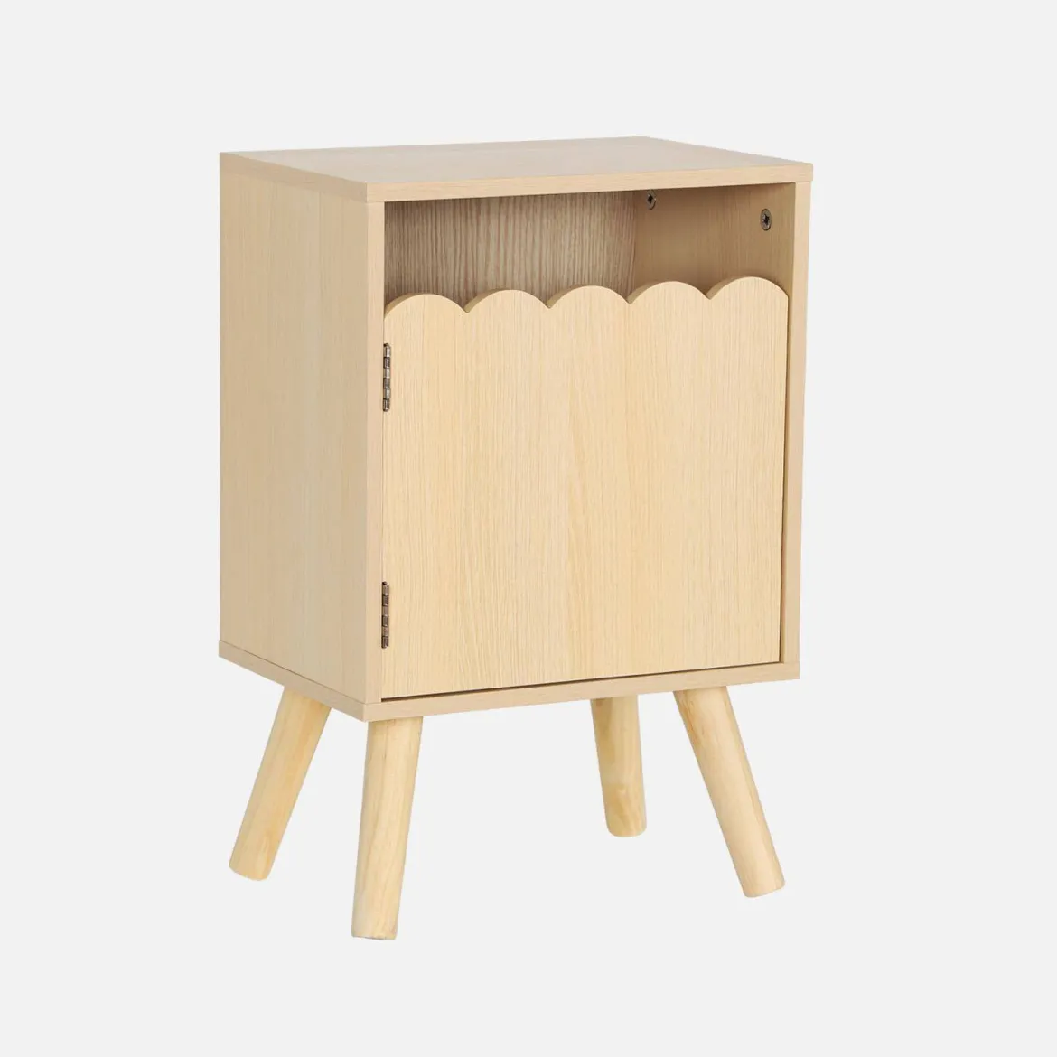 Comodino per bambini decorazione legno 1 anta