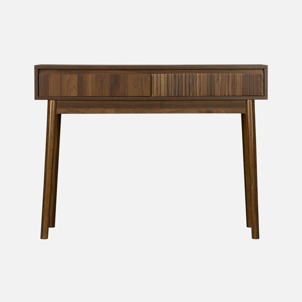 Consolle effetto legno 2 cassetti, 100cm