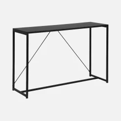 Consolle in metallo con barra di rinforzo, 120cm