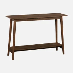 Consolle scandinava effetto legno di noce, 110cm