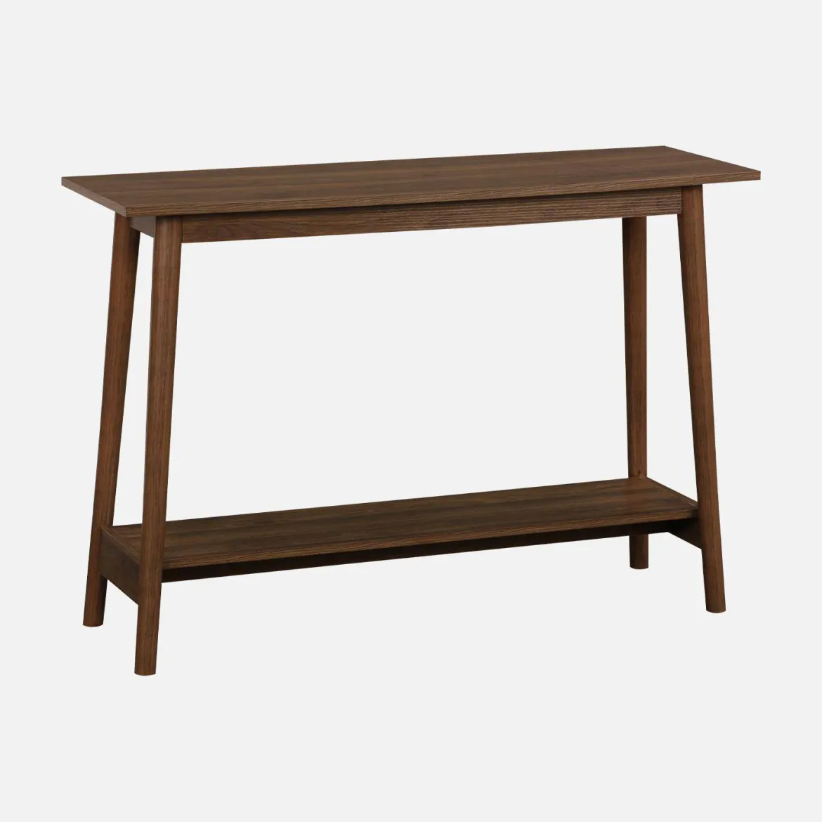 Consolle scandinava effetto legno di noce, 110cm