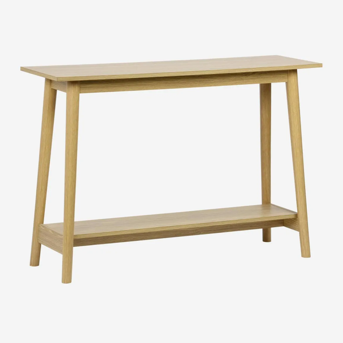 Consolle scandinava effetto legno di noce, 110cm