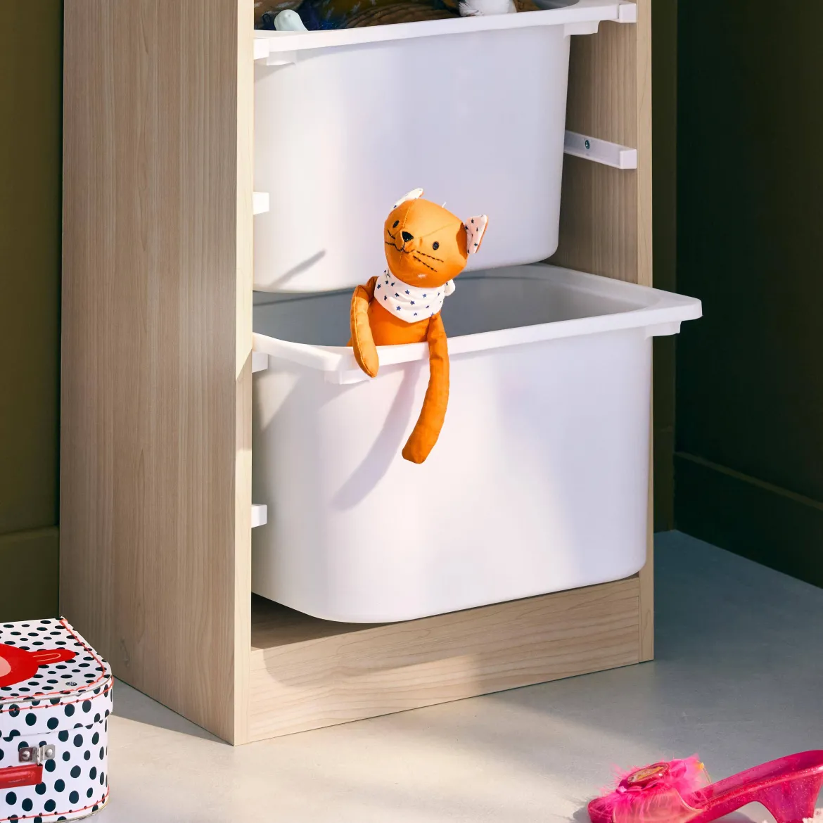 Contenitore per bambini con 4 contenitori