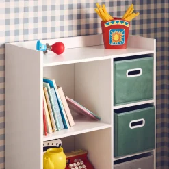 Contenitore per bambini con 4 cestini in velluto