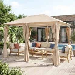 Copertura del tetto a pergola Divio 3x4m