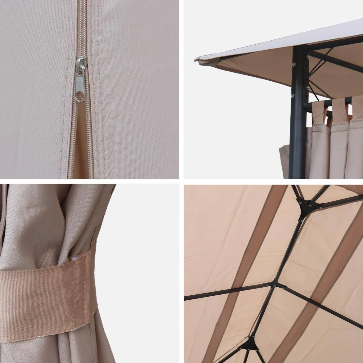 Copertura del tetto a pergola Divio 3x4m