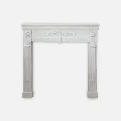 Cornice per caminetto effetto legno