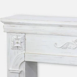 Cornice per caminetto effetto legno