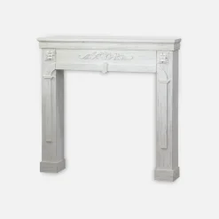 Cornice per caminetto effetto legno