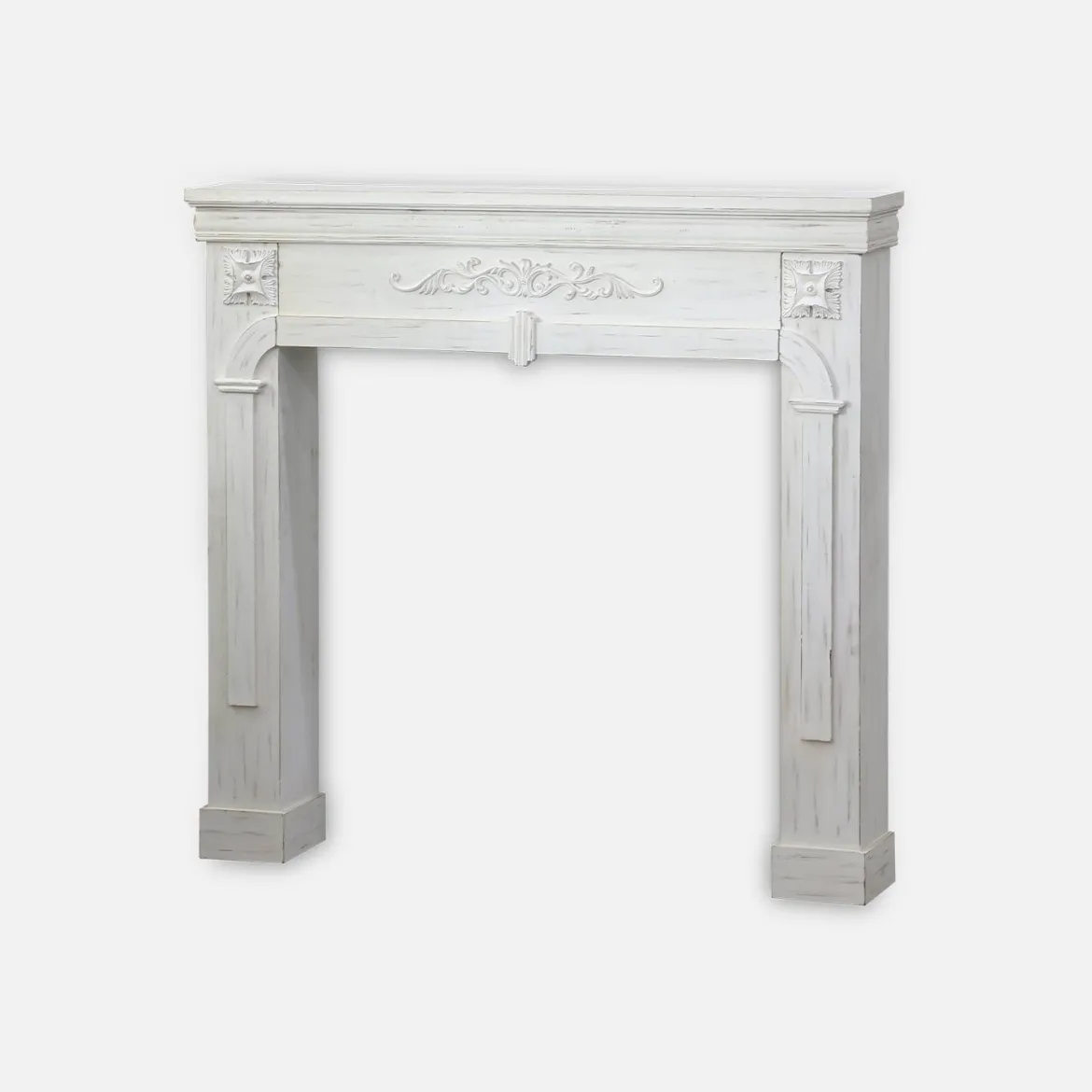 Cornice per caminetto effetto legno
