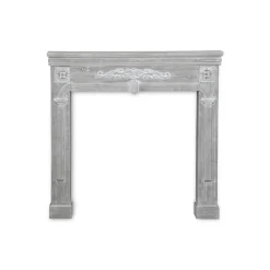 Cornice per caminetto effetto legno
