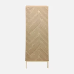 Credenza effetto legno a 2 ante, 80cm