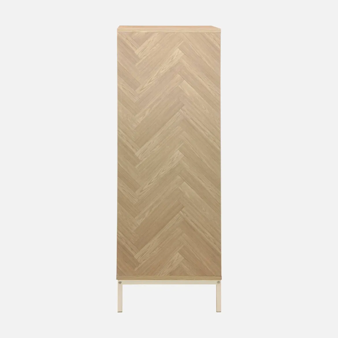 Credenza effetto legno a 2 ante, 80cm