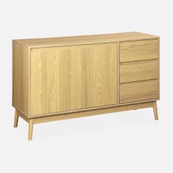 Credenza effetto legno a 2 ante, 120cm