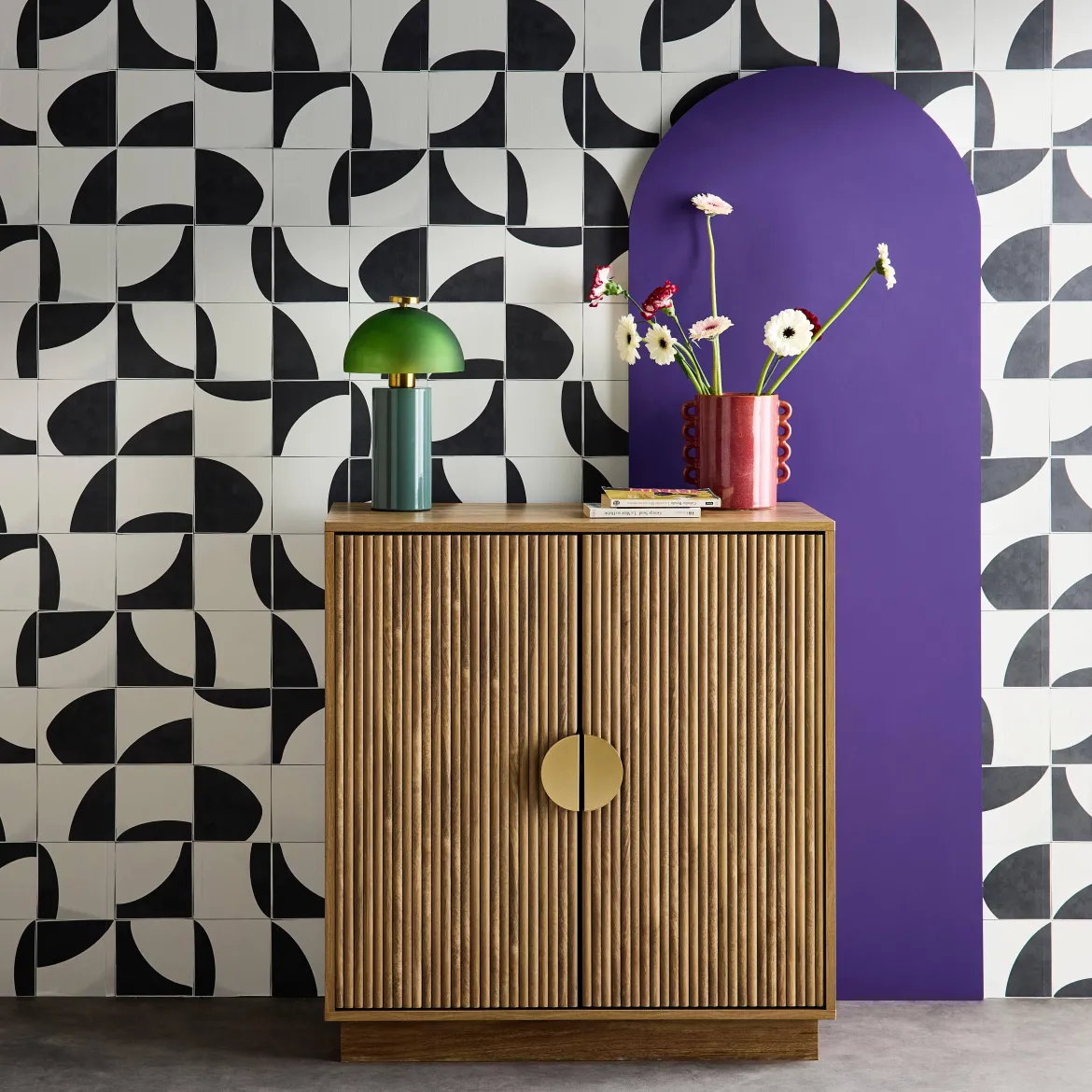 Credenza esotica a 2 ante, 80cm