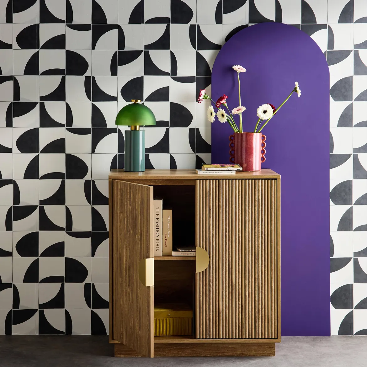 Credenza esotica a 2 ante, 80cm